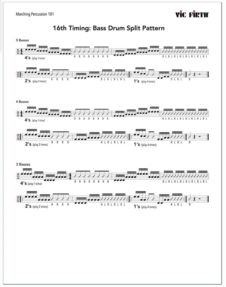 EXERCISE 02: 16th TIMING - Vic Firth Artists & Education