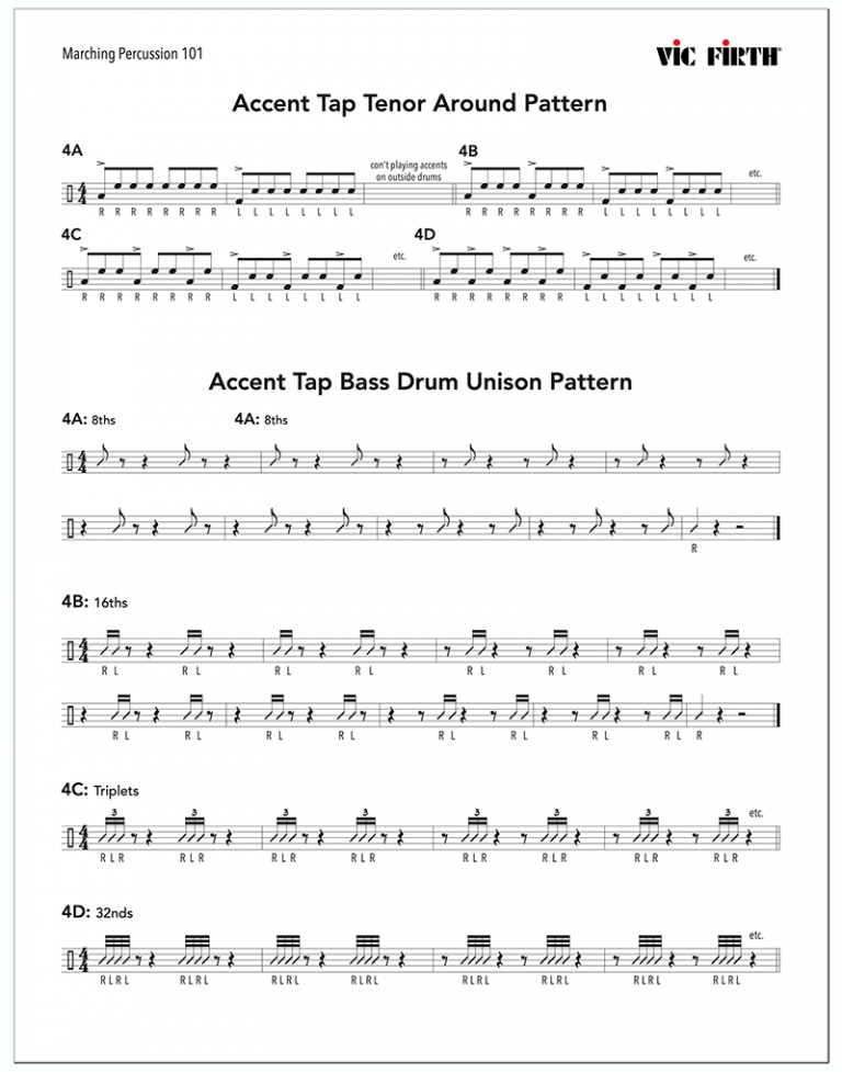 EXERCISE 04: ACCENT TAP - Vic Firth Artists & Education